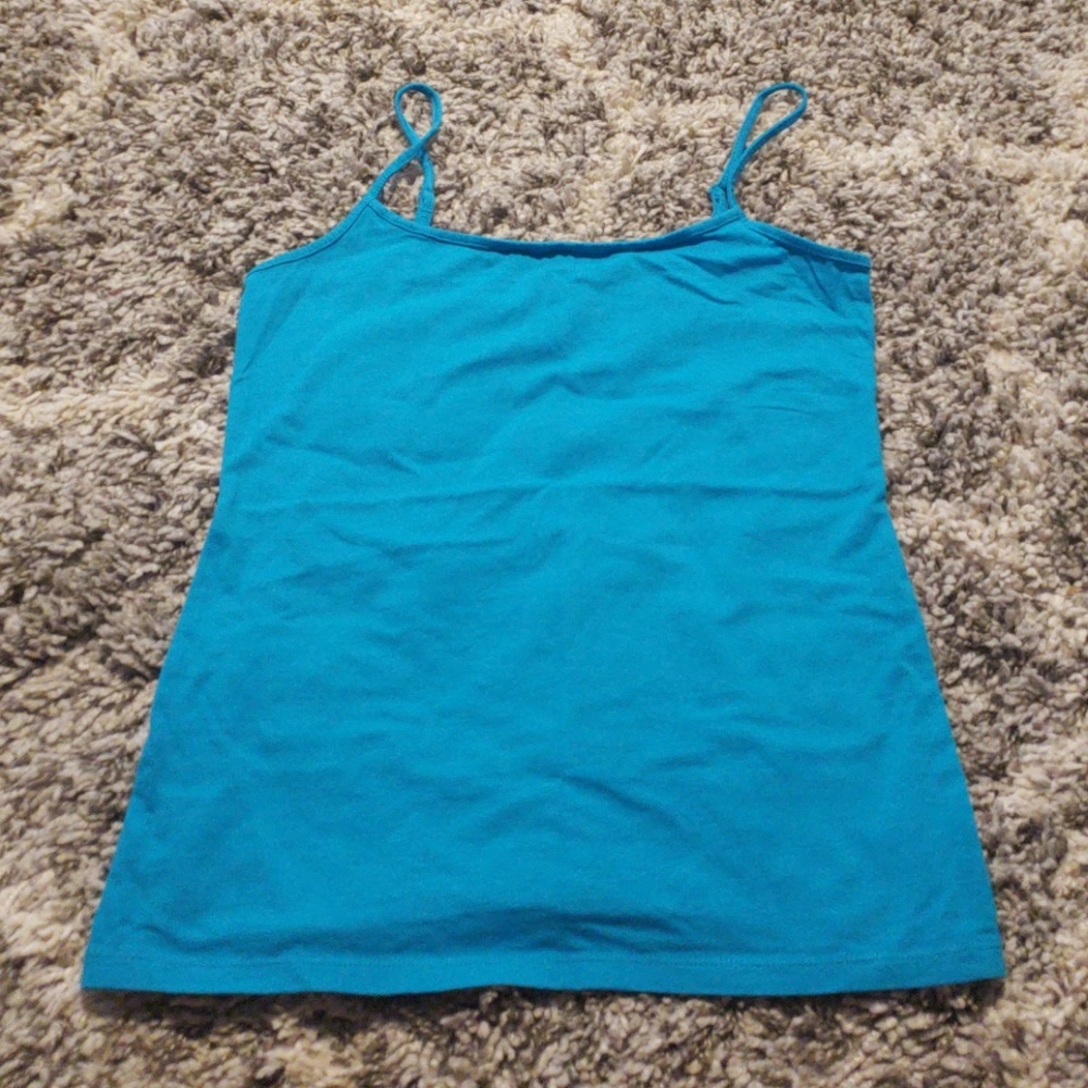 LOFT Turquoise Tank Top